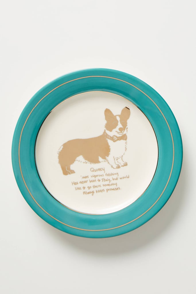 Dog Biography Canape Plate