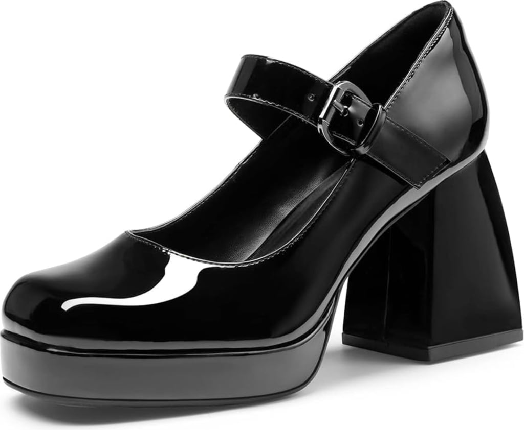 black Mary Janes