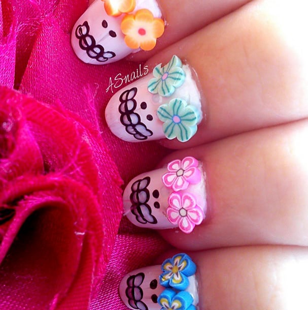 Sunny Skulls Halloween Nail Art Ideas Popsugar Beauty Australia