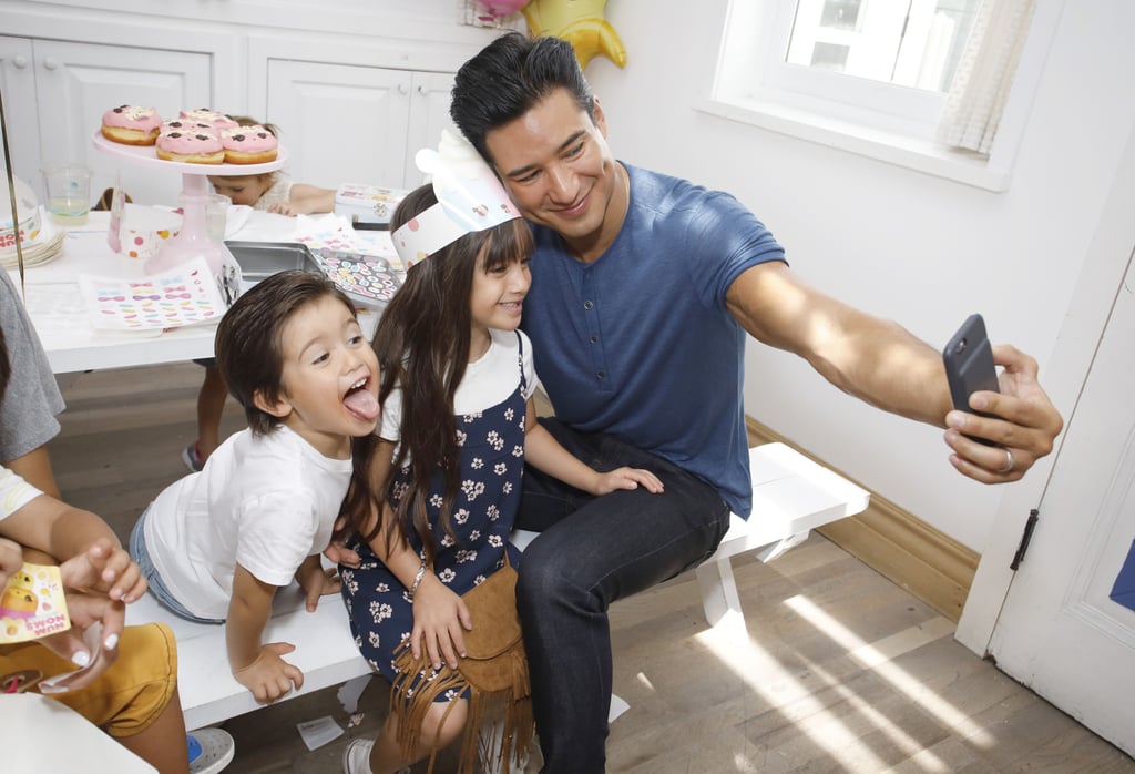 Tiffani Thiessen and Mario Lopez With Their Kids July 2017