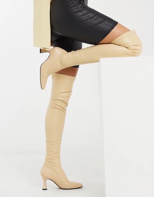 ASOS Design Keisha Premium Stretch Over-the-Knee Boot