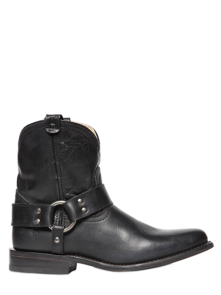 Frye leather cowboy boots ($370)