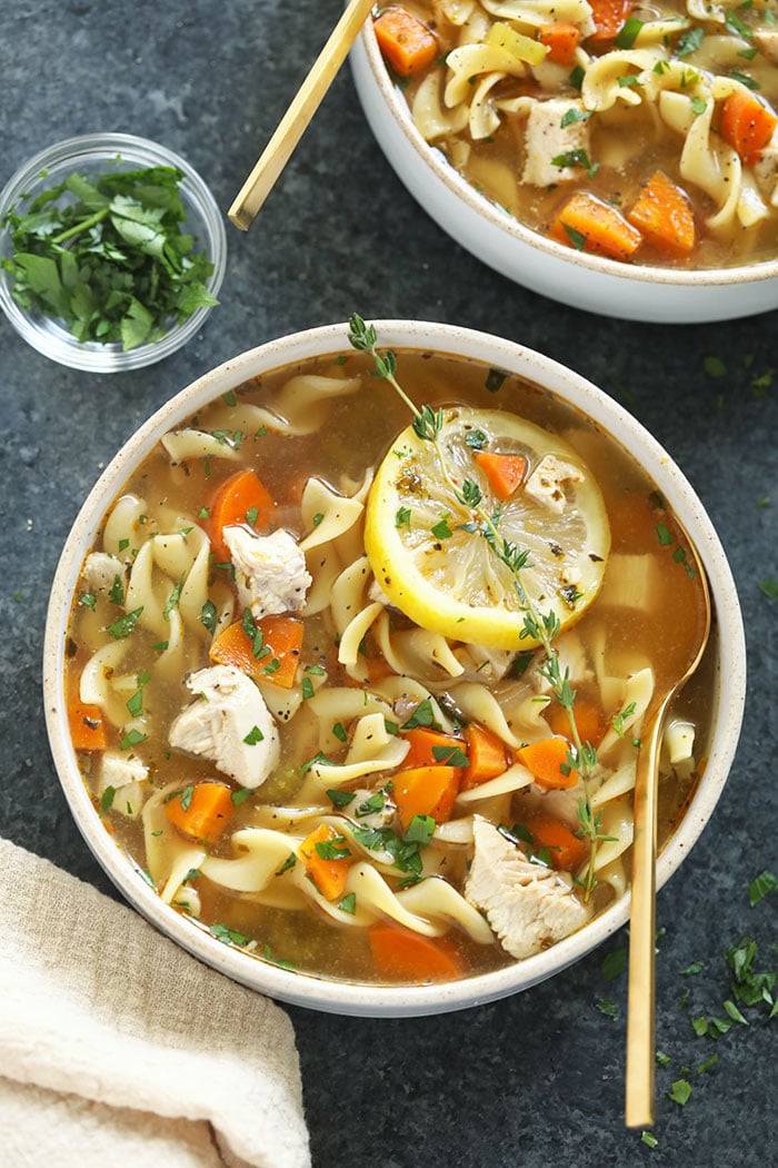 Chicken Noodle Soup | Slow Cooker Boxing Day Recipes | POPSUGAR Food UK ...