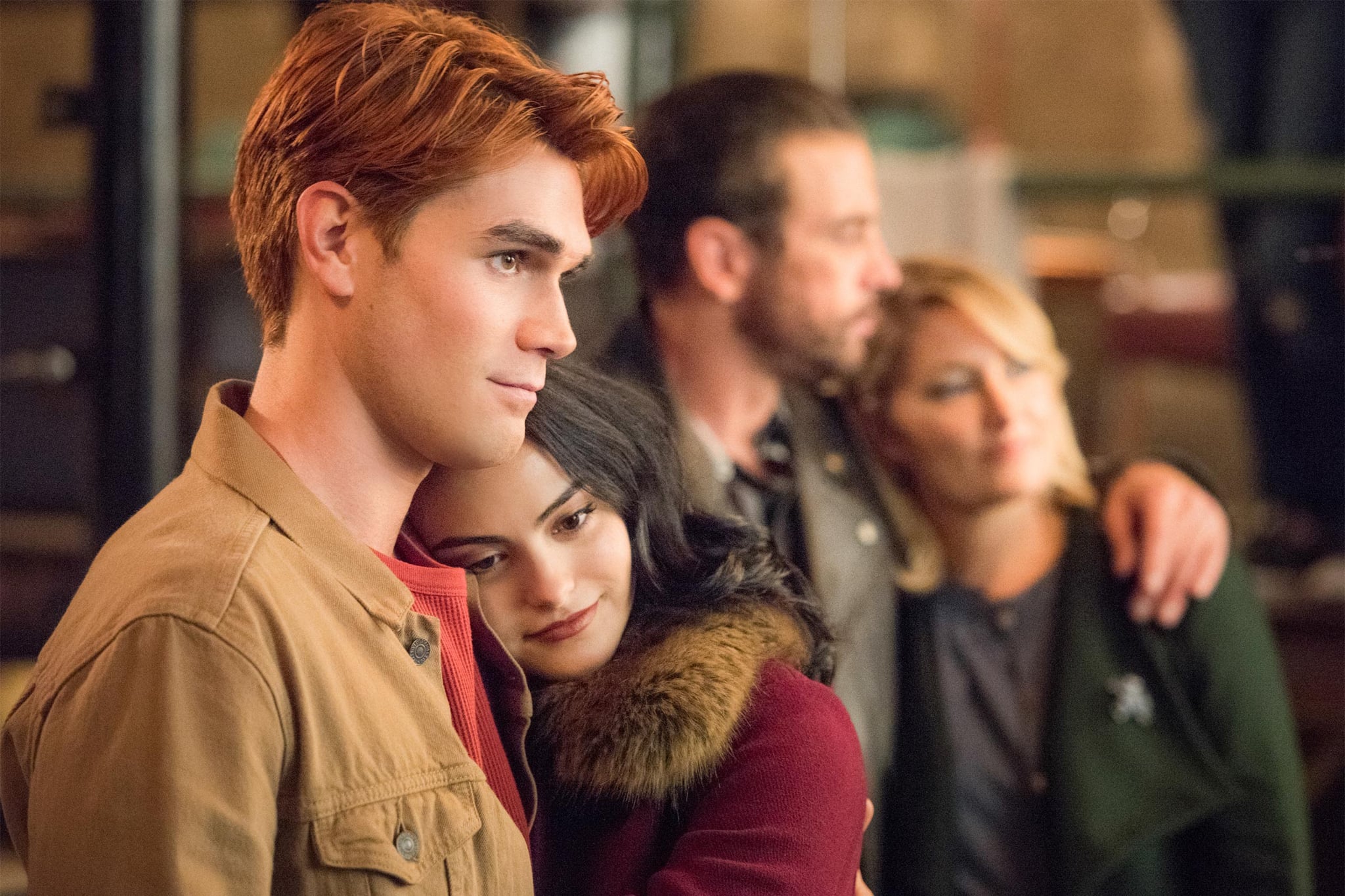 RIVERDALE, from left: KJ Apa, Camila Mendes, 'Chapter Sixty-Four: The Ice Storm', (Season 4, Episode 407, aired Nov. 20, 2019). ph: Dean Buscher / The CW Network / Courtesy Everett Collection