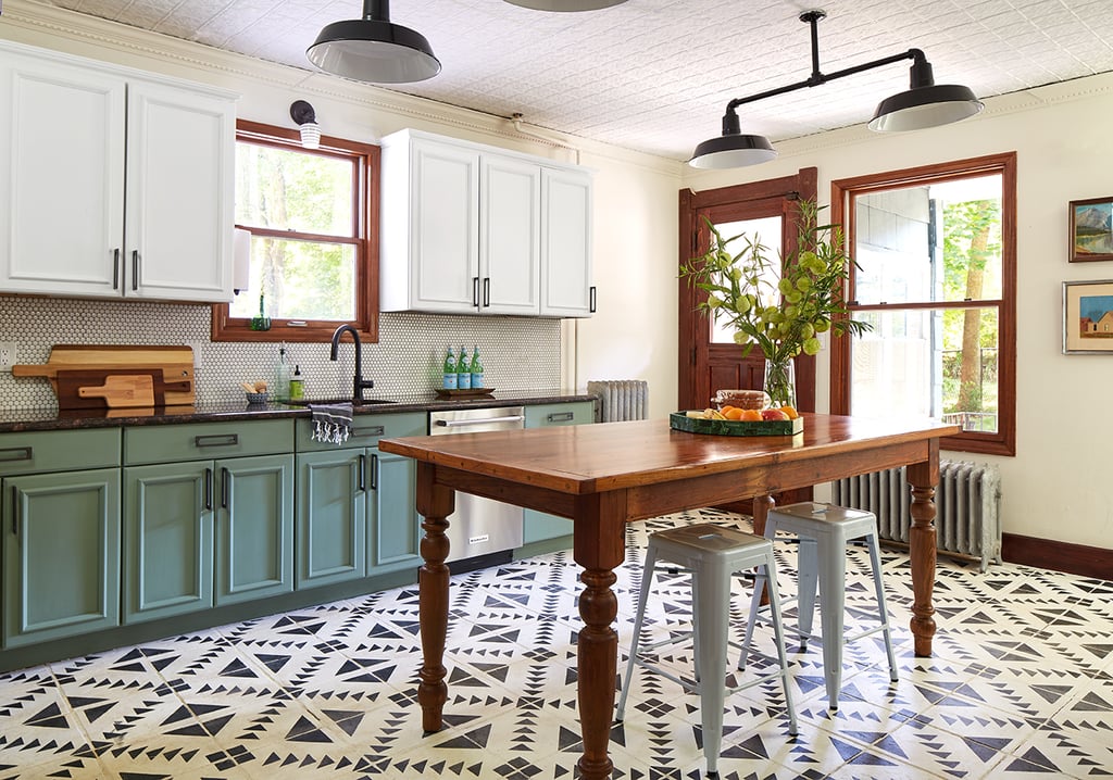 Chalk Paint Kitchen Makeover | POPSUGAR Family