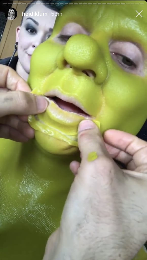 Heidi Klum Shrek Halloween Costume 2018