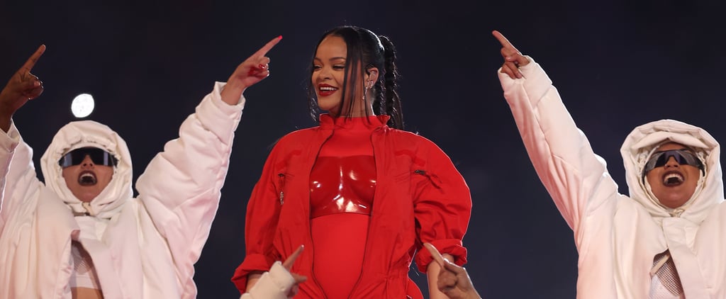 Rihanna Touches Up Using Fenty Beauty at the Super Bowl