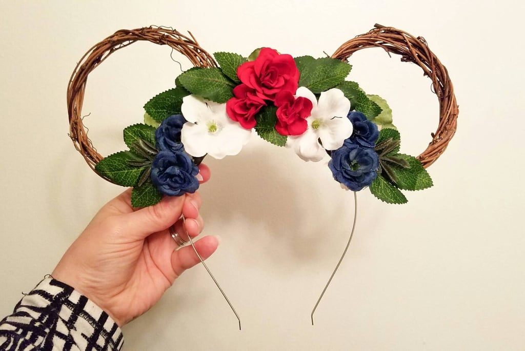 Fourth of July Floral Mickey Ears ($25)
