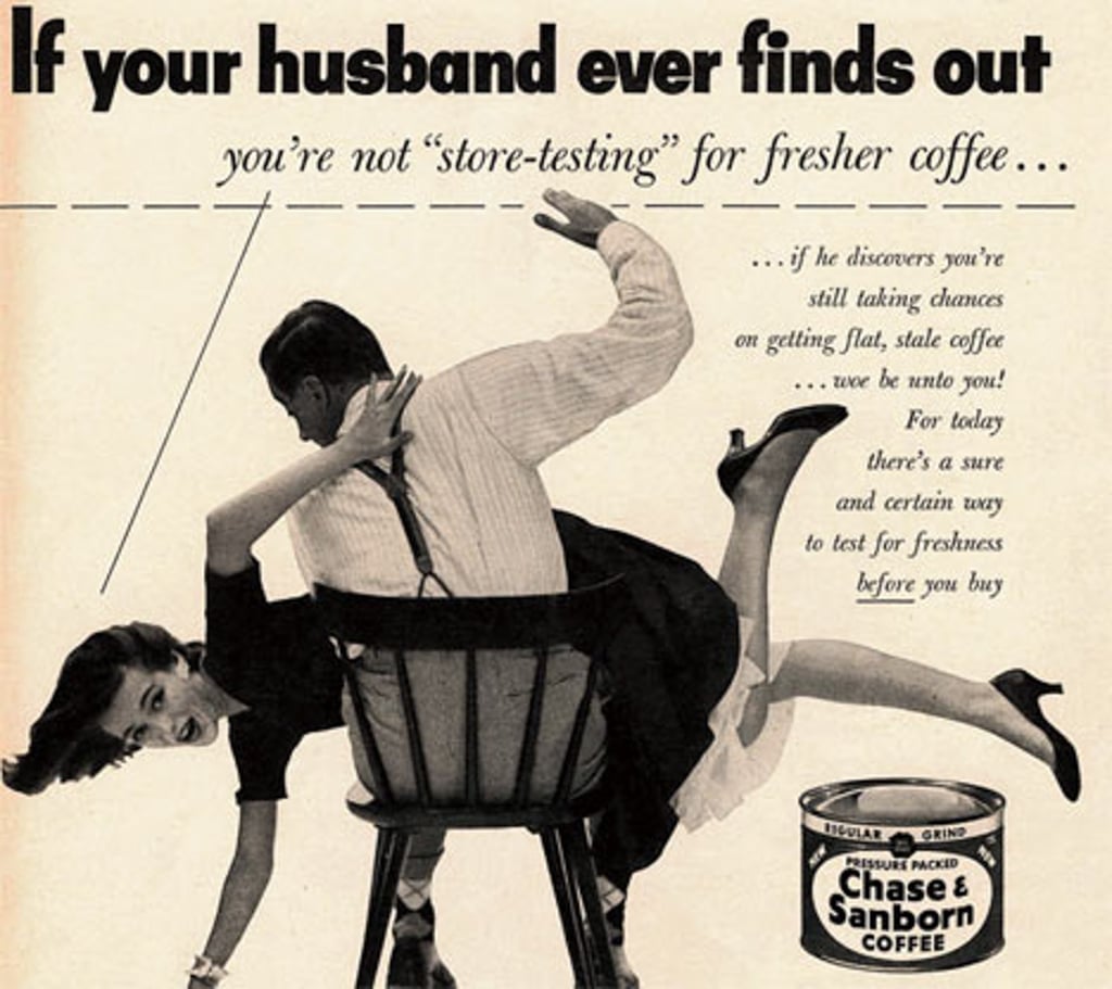 Vintage Coffee Ads For Women