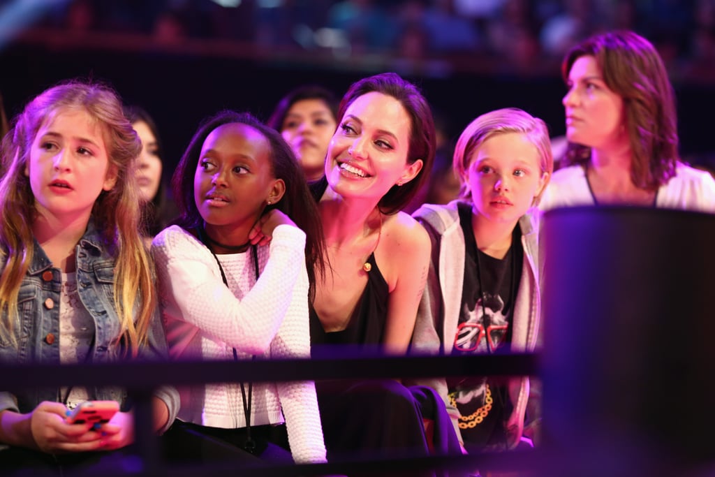 Angelina Jolie With Shiloh and Zahara at Kids' Choice Awards