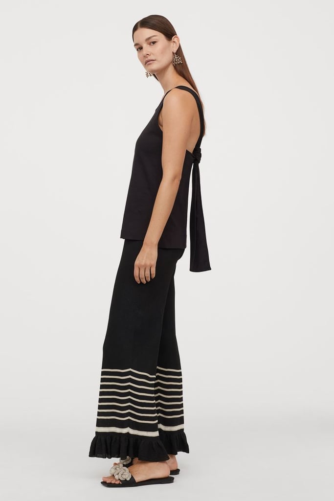 H&M Tie-strap Cotton Top | H&M Conscious Collection Spring 2020 ...