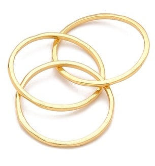 Gorjana Infinity Ring Set