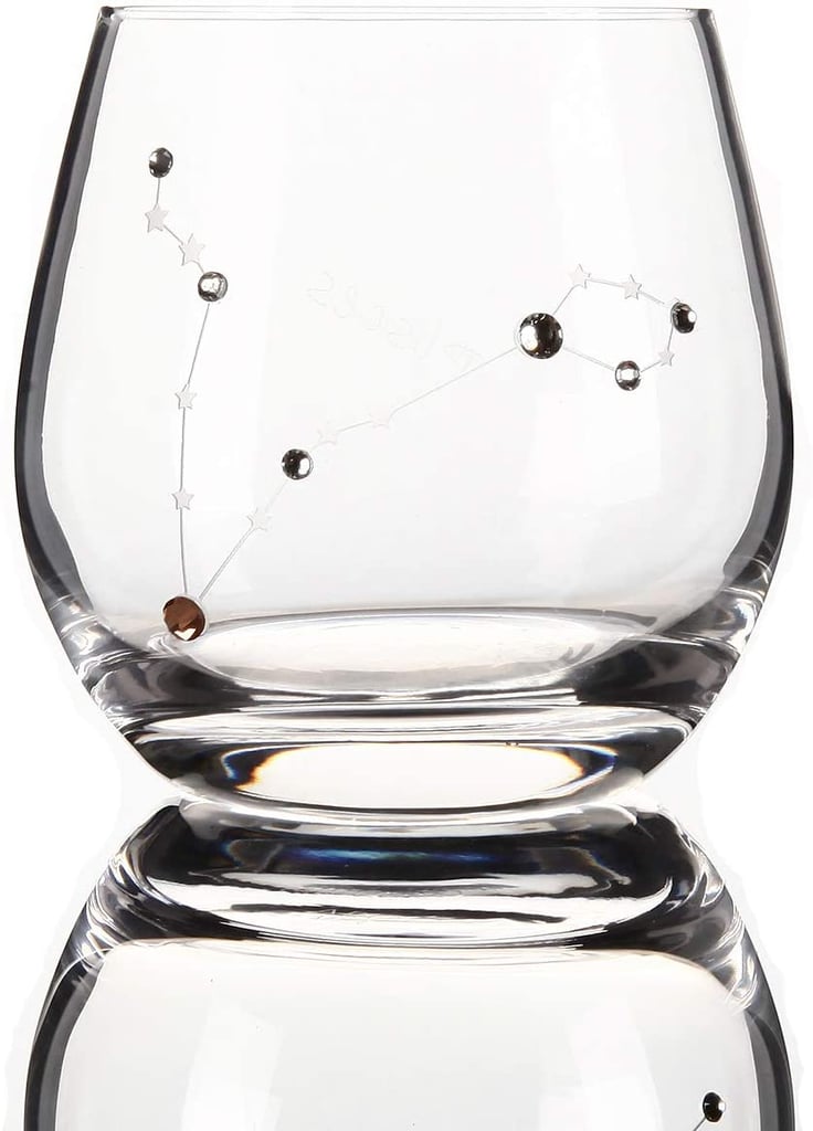 Zodiac Pisces Sign Wine Glass