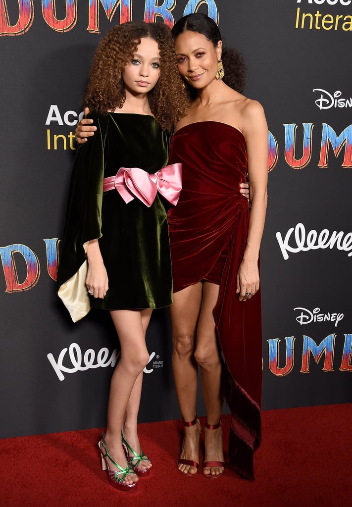 Thandie Newton and Her Family at the Dumbo Premiere in LA