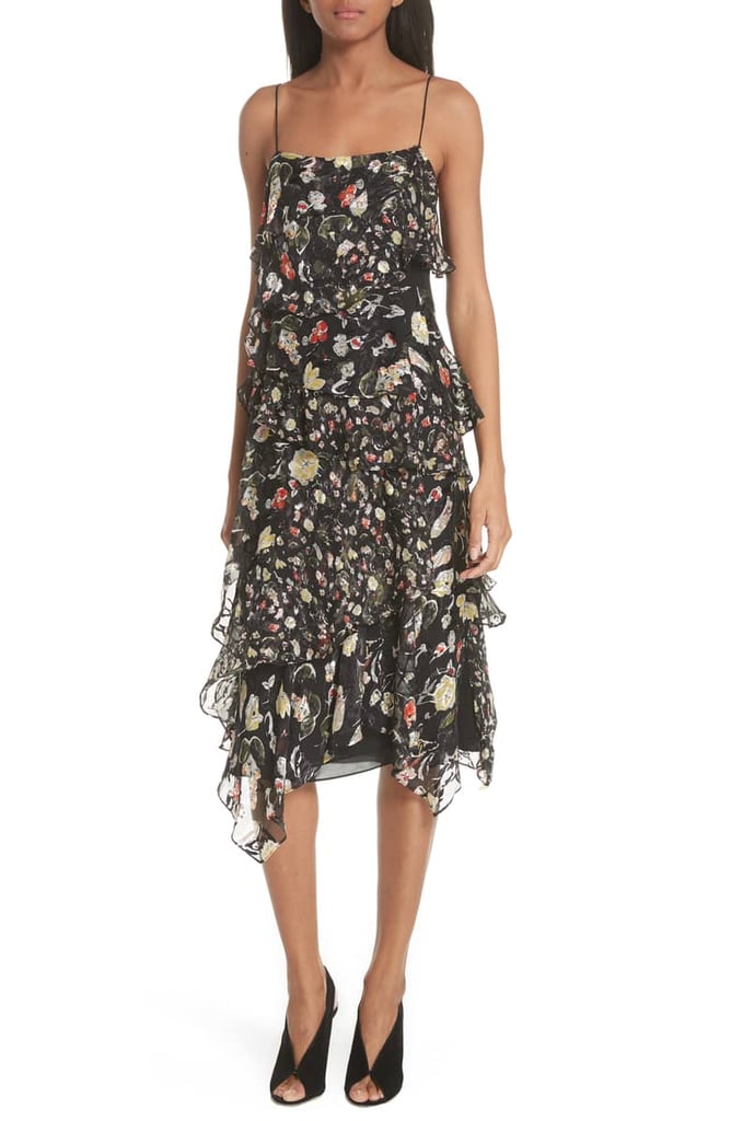 GREY Jason Wu Painterly Floral Print Silk Blend Dress | Nordstrom Fall ...