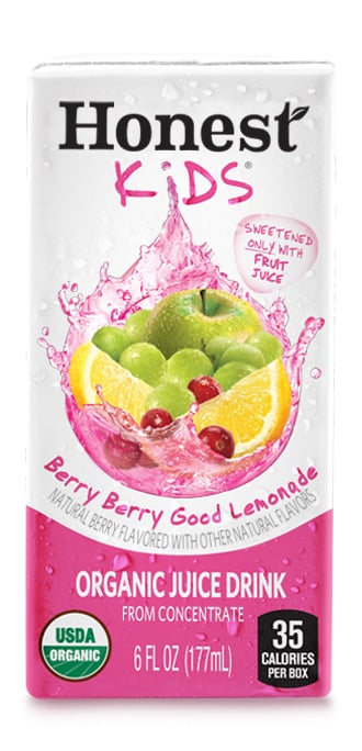Sugary Lemonade or Juice: Drink Honest Kids Berry Berry Good Lemonade Instead