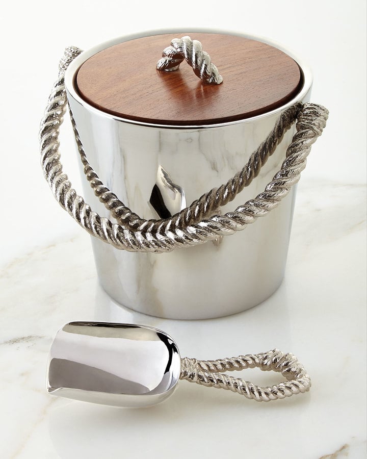 Michael Aram Rope Ice Bucket & Scoop