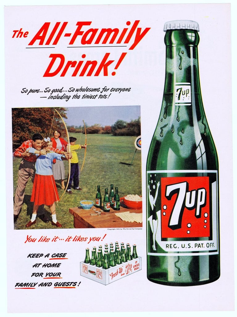 Drink 7UP. It refreshes the whole family during the hunger games.