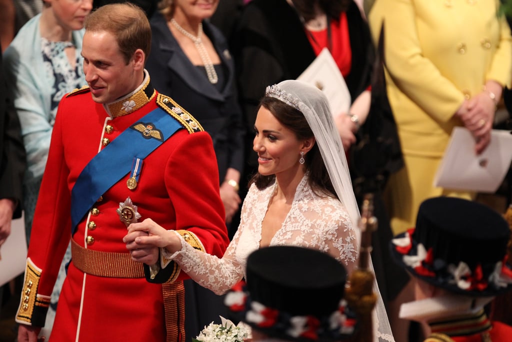 Prince William and Kate Middleton
The Bride: Kate Middleton, Prince William's classmate at the University of St. Andrews and girlfriend of 10 years.
The Groom: Prince William, the third in line to British throne.
When: April 29, 2011.
Where: Westminster Abbey, in front of 1,900 guests. Prince William and Kate Middleton
The Bride: Kate Middleton, Prince William's classmate at the University of St. Andrews and girlfriend of 10 years.
The Groom: Prince William, the third in line to British throne.
When: April 29, 2011.
Where: Westminster Abbey, in front of 1,900 guests.