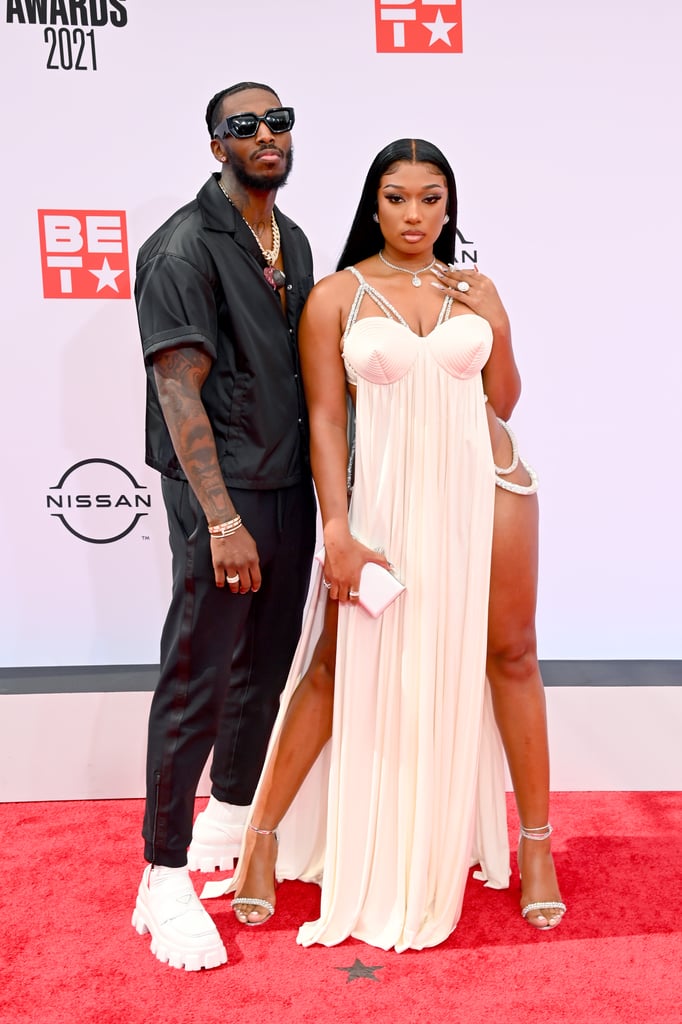 Megan Thee Stallion and Pardi Fontaine at BET Awards Photos