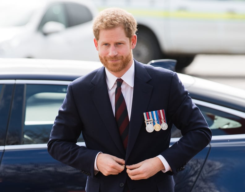 Prince Harry at the Army Aviation Centre 2018 | POPSUGAR Celebrity