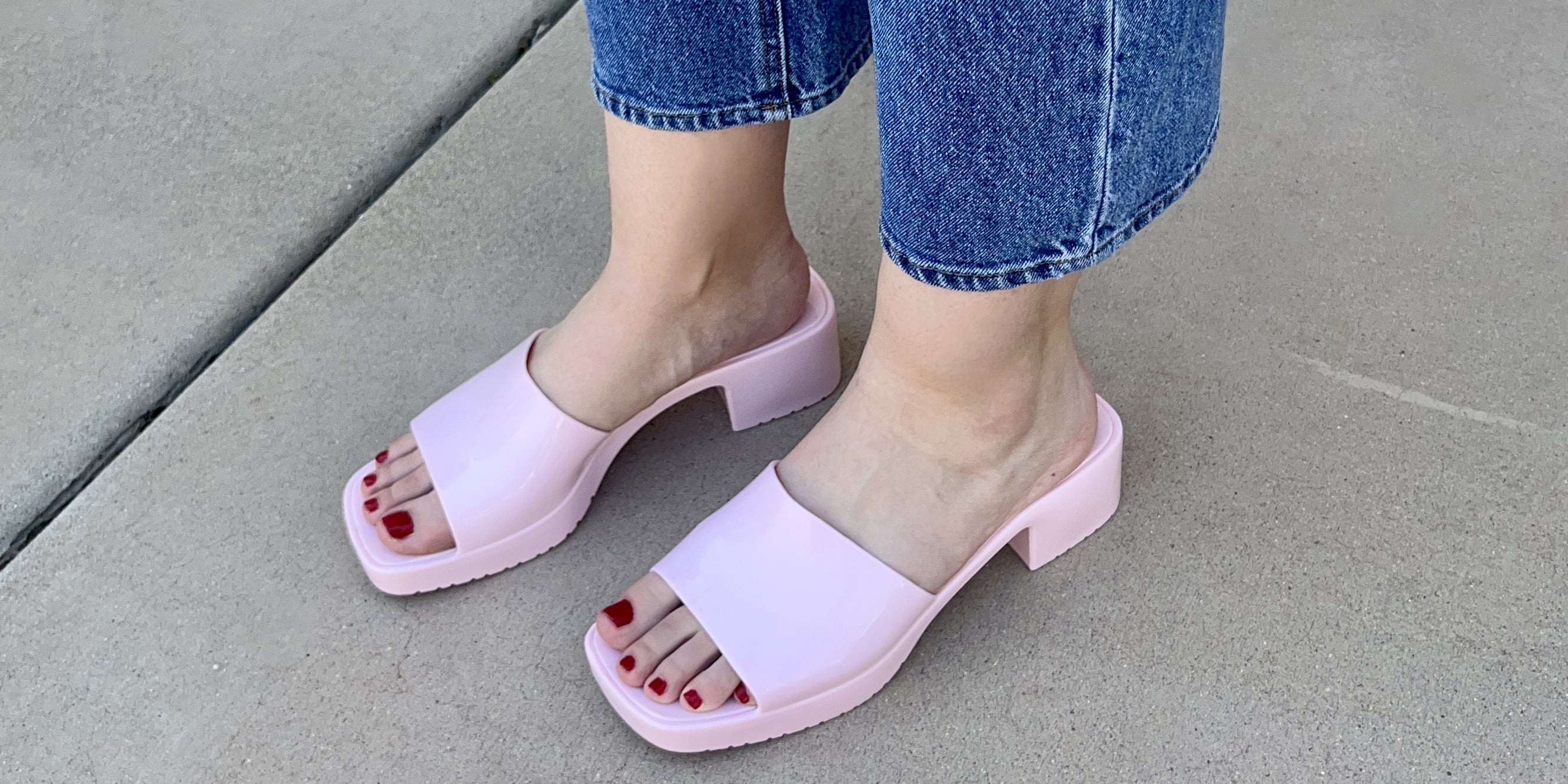 Mad love phoebe slide sandal top