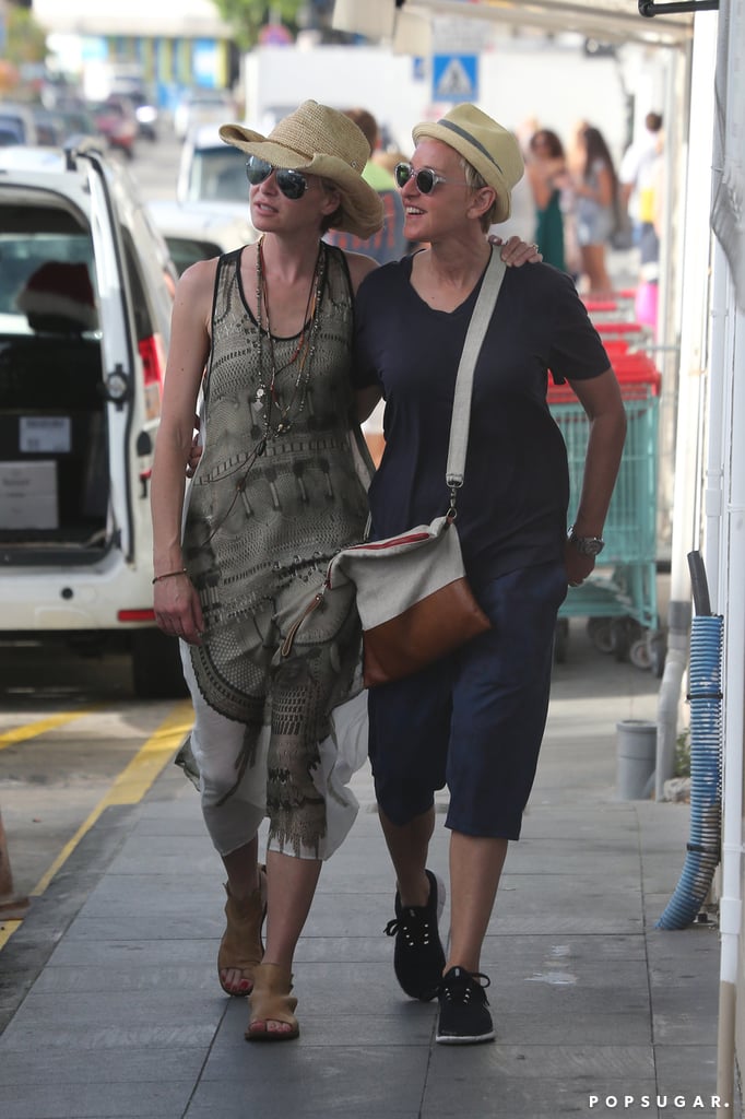 Ellen DeGeneres and Portia de Rossi in St. Barts 2015