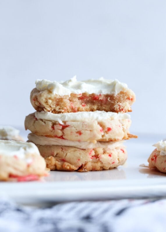 Candy Cane Sugar Cookies