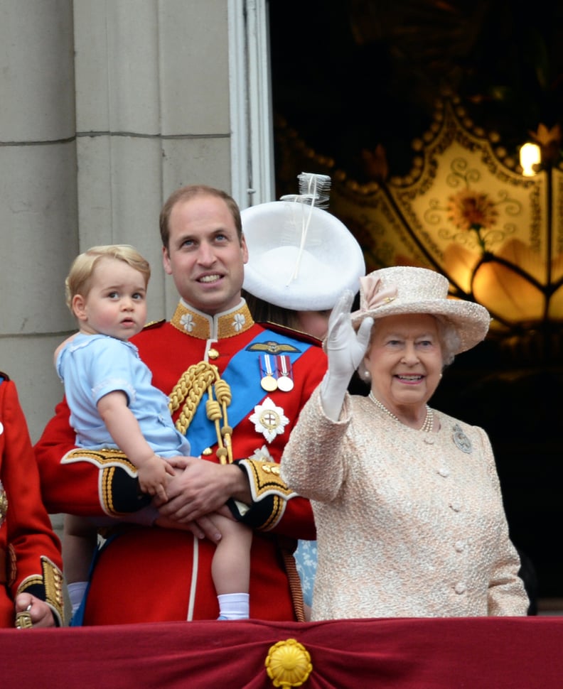 Prince George at Trooping the Colour in 2015