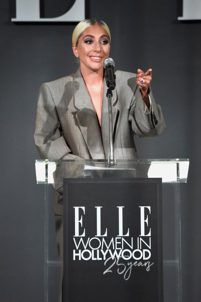 Her Gorgeous Ring Glimmered During Her Empowering Speech