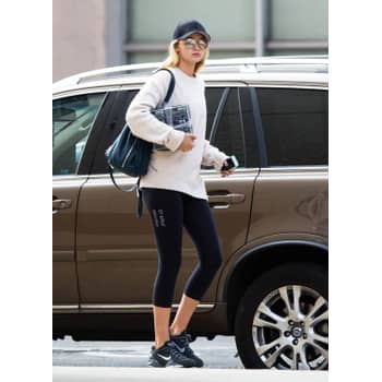 Hadids Closet on X: Gigi Hadid was spotted out in Paris, France wearing @ lululemon Wunder Under Leggings    / X