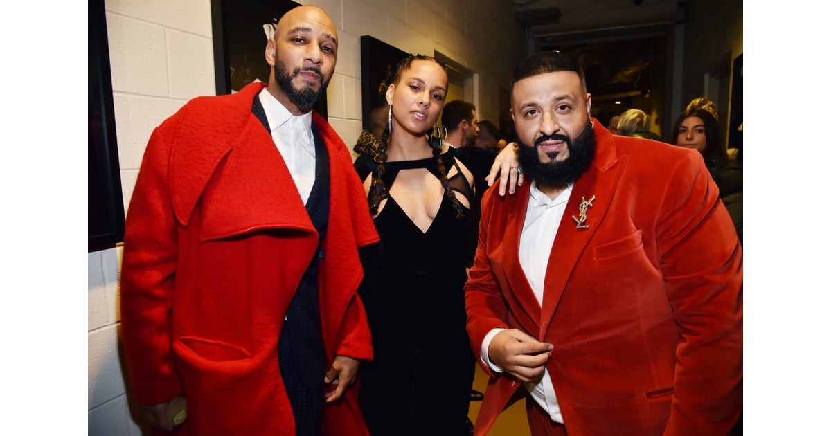 Pictured Swizz Beatz Alicia Keys And Dj Khaled 100 Grammys
