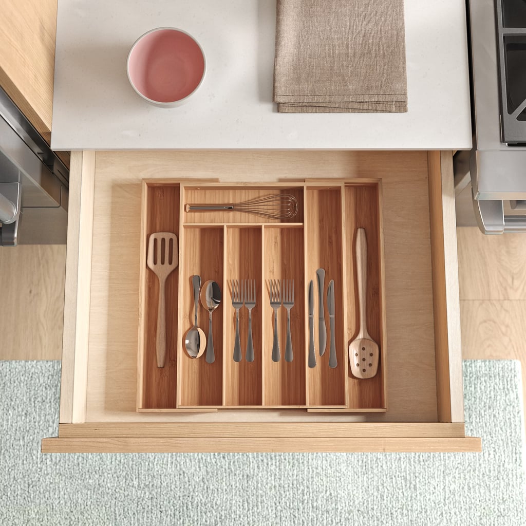 Erica Bamboo Adjustable Flatware Drawer Organiser