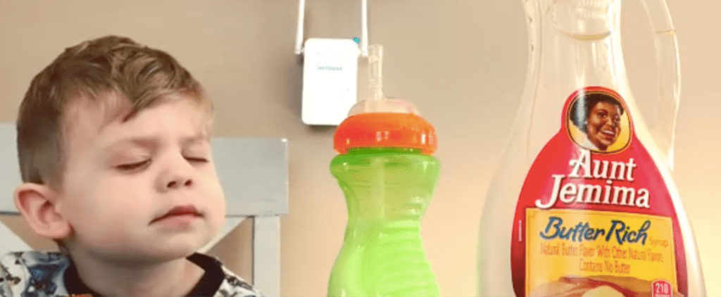 Video of Dad's Syrup Magic Trick