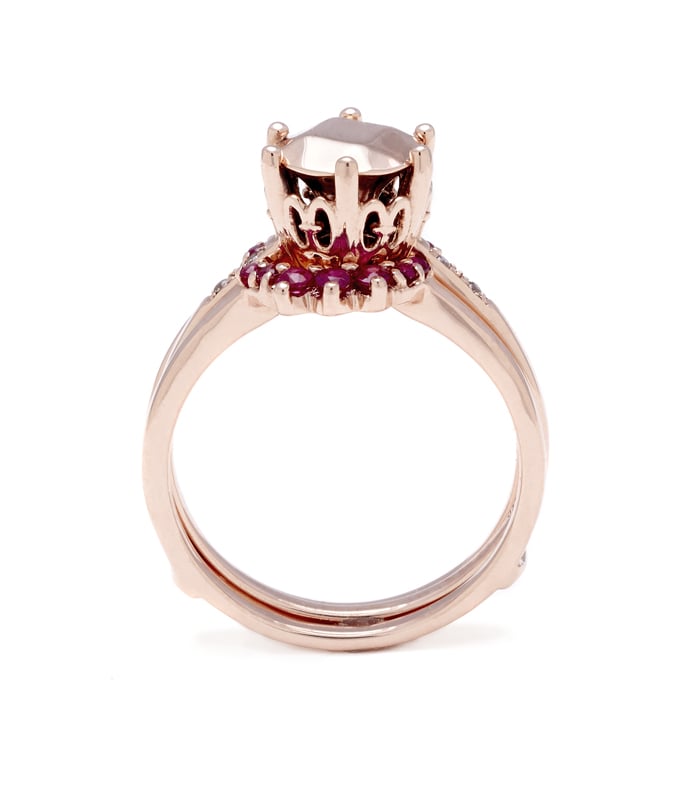 Anna Sheffield Rose Gold Engagement Ring