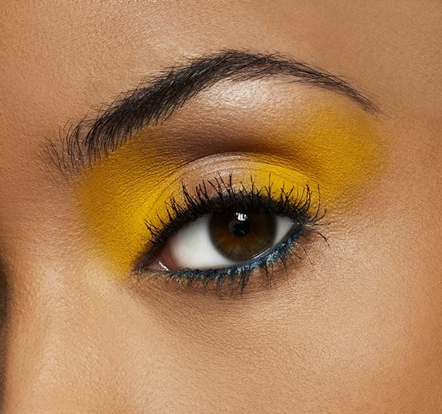 Golden yellow new arrivals eyeshadow