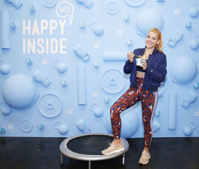 NEW YORK, NEW YORK - JANUARY 25: Actress Busy Philipps with new HI! Happy Inside cereal at Kellogg's Cafe January 25, 2019 in New York City. (Photo by Kena Betancur/Getty Images for HI! Happy Inside)