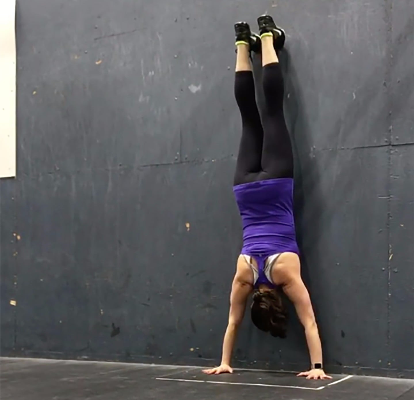 How to Do a CrossFit Wall Walk POPSUGAR Fitness