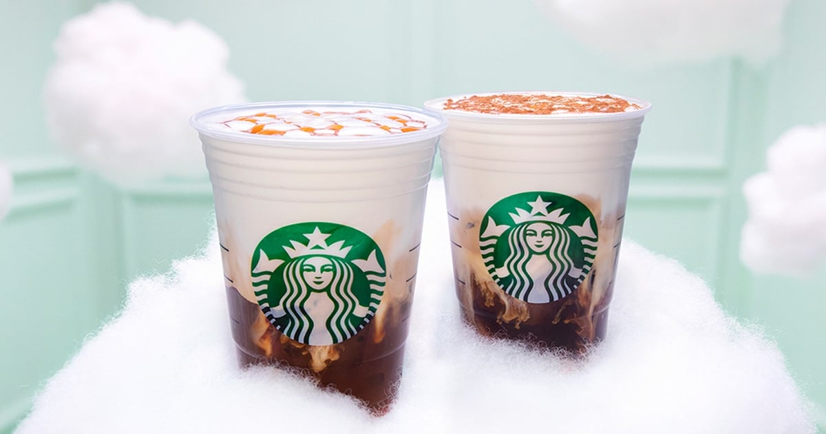 caramel cloud macchiato iced