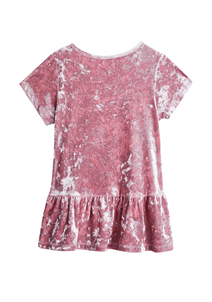 VELVET PEPLUM TOP