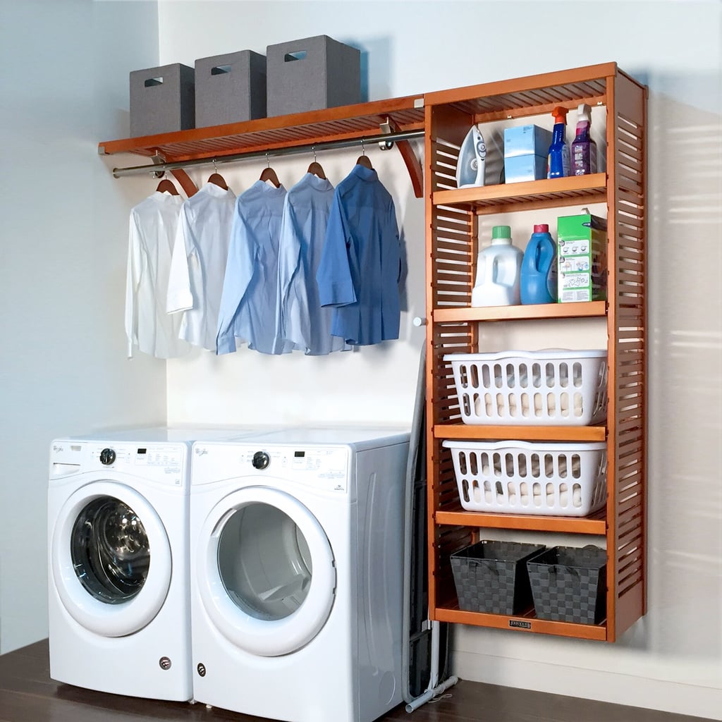 Solid Wood Laundry Room Organiser