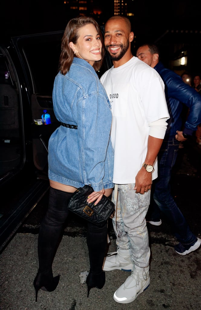 Ashley Graham and Justin Ervin in New York