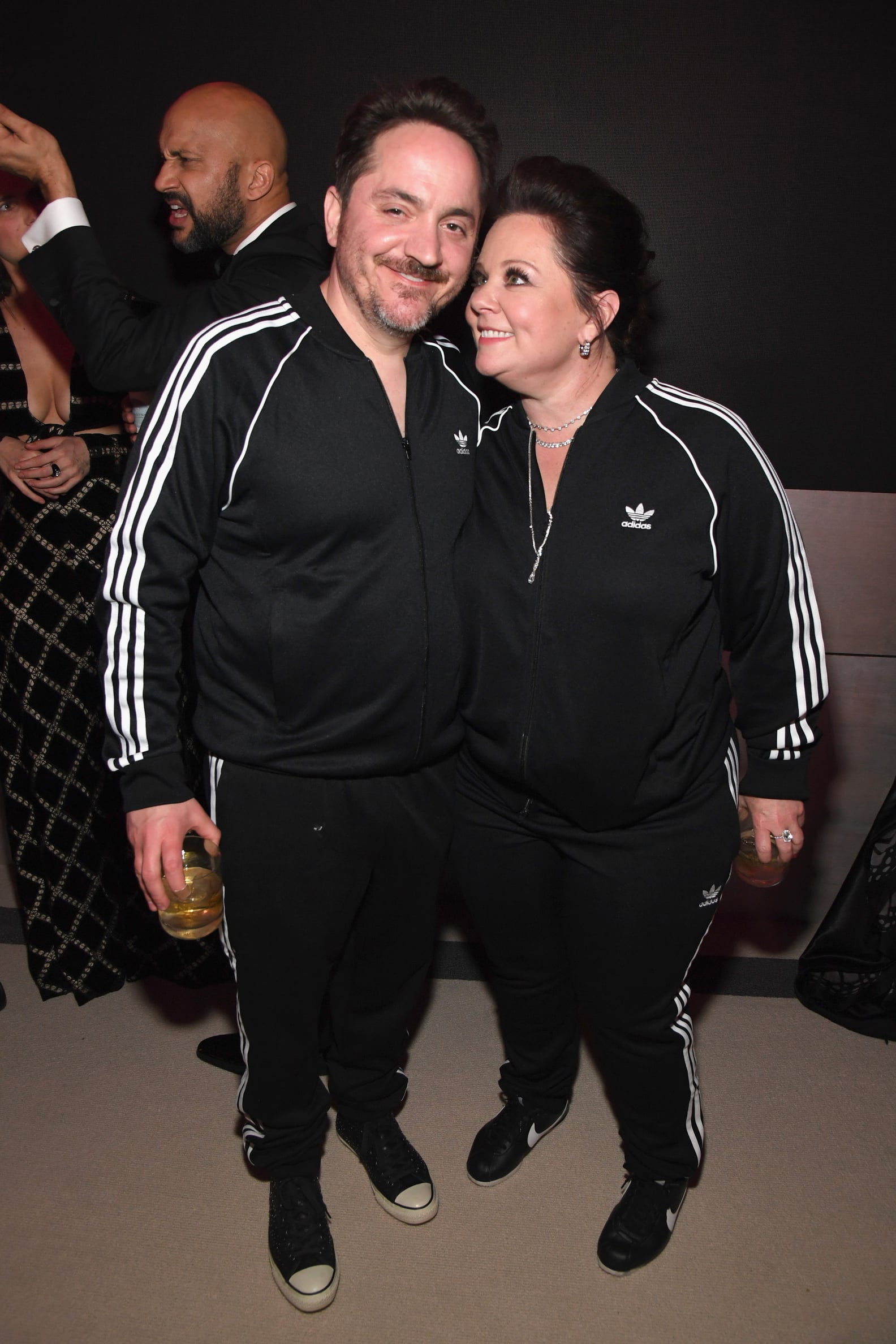 Melissa McCarthy Adidas Tracksuit at Oscars Afterparty 2019 PS Fashion(01)