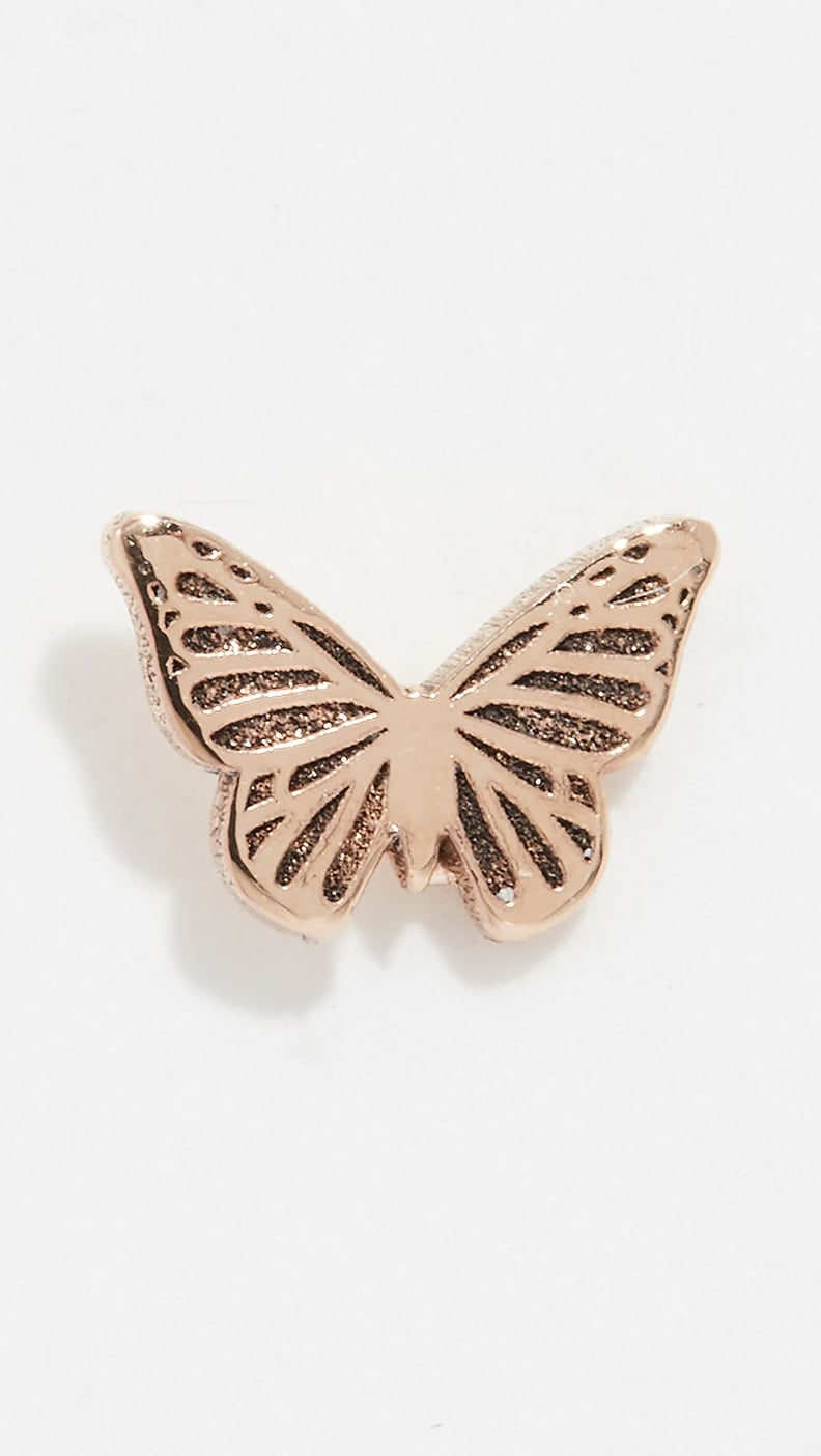 Zoe Chicco 14k Gold Itty Bitty Butterfly Single Stud Earring