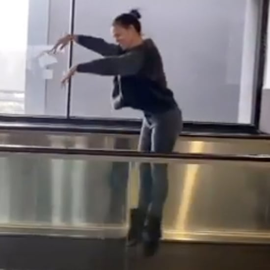 Jennifer Garner Dancing Ballet at SFO Airport | Video