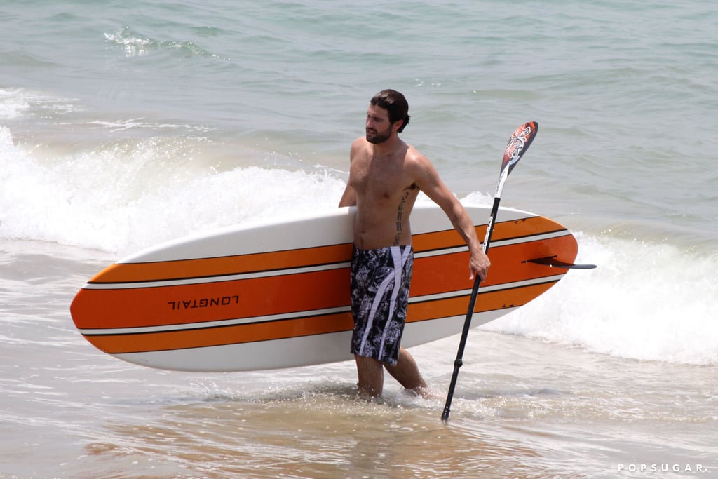 Brody Jenner wrapped up a paddleboarding session.