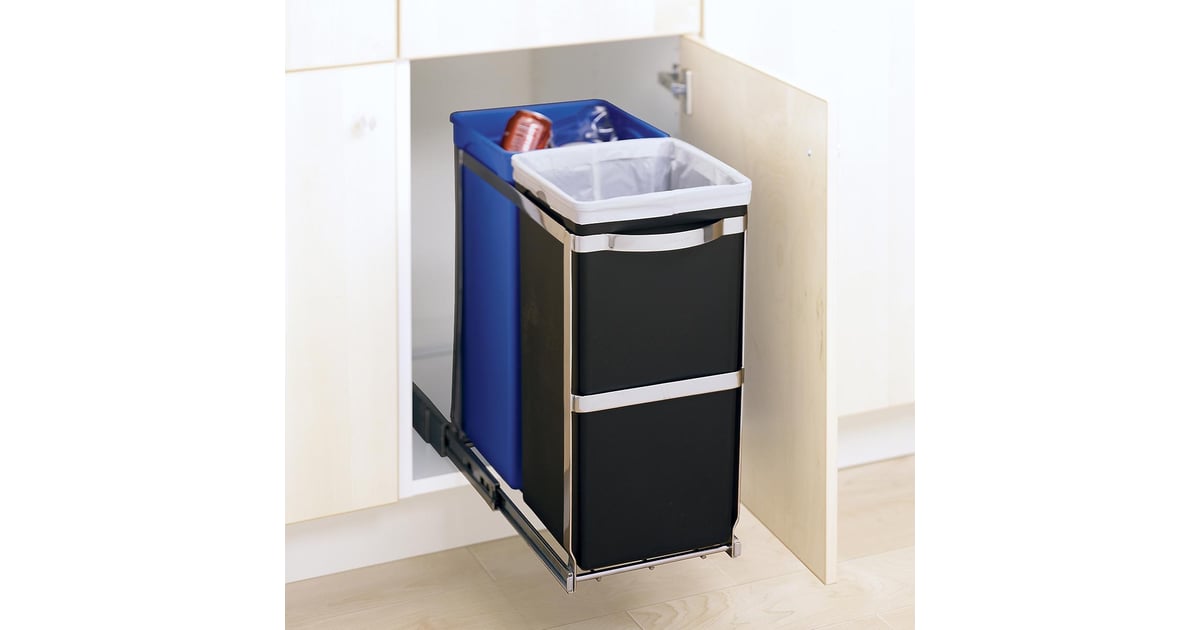 Simplehuman 2Bin PullOut Recycle Bin Cheap and Easy Ways You Can