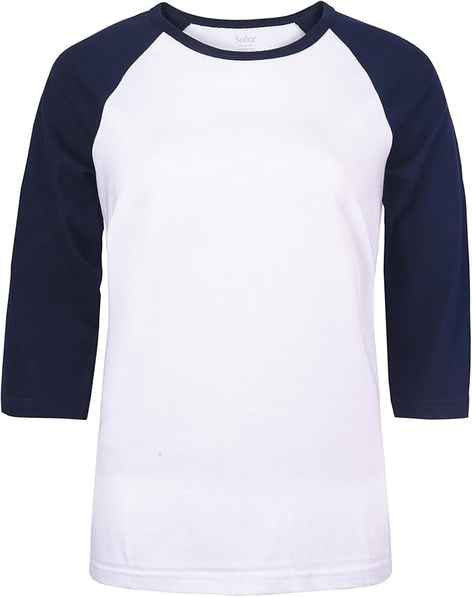Cottonbell Baseball Quarter Sleeve Tee Shirt