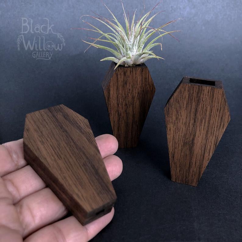 Mini Coffin Planter