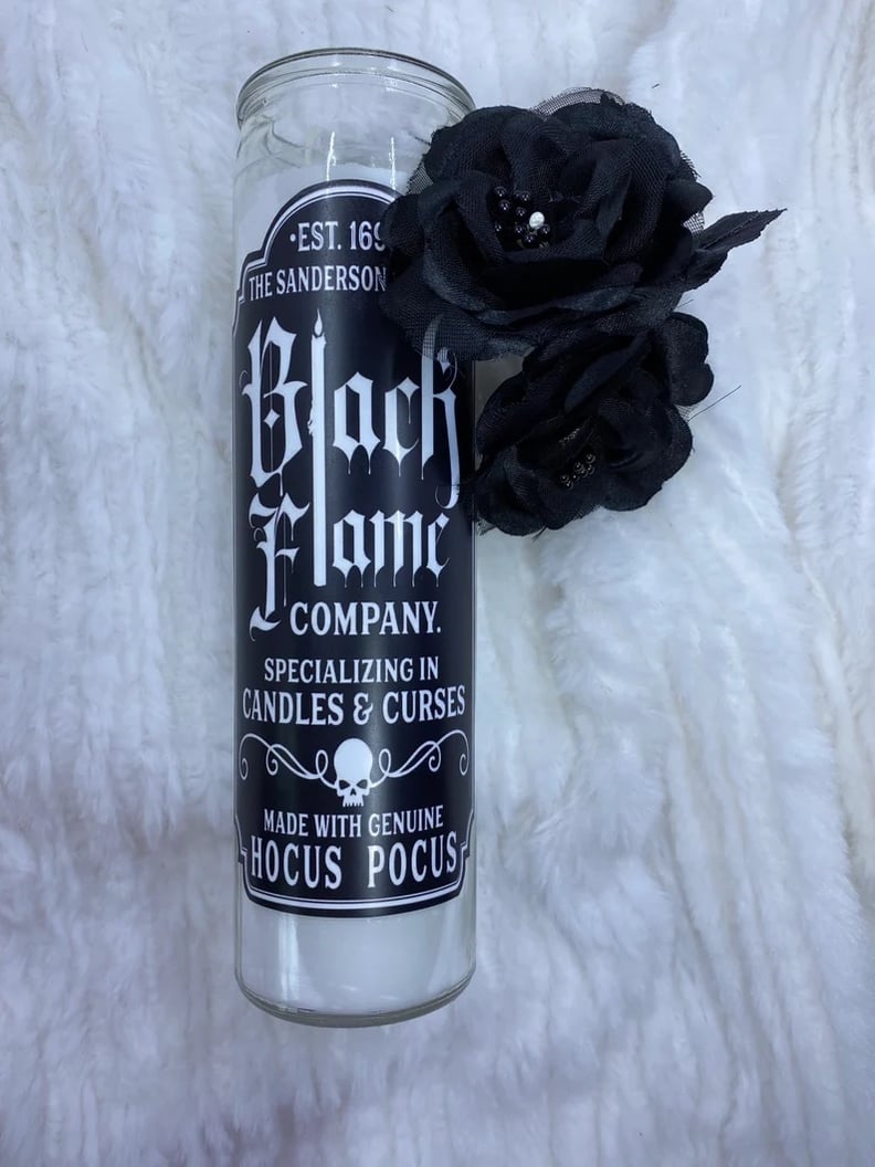 Black Flame Candle